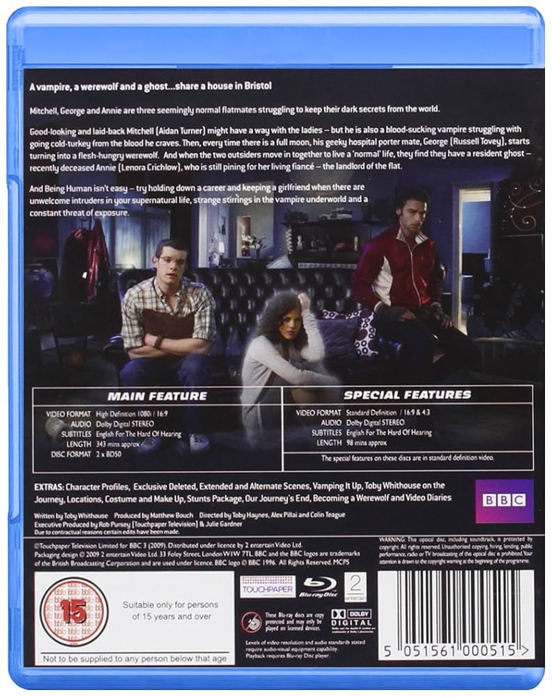 その他 Being Human - Series / Season 1-2 [Blu-ray] 81b4mxRoT4L._UF350,350_QL50_.jpg